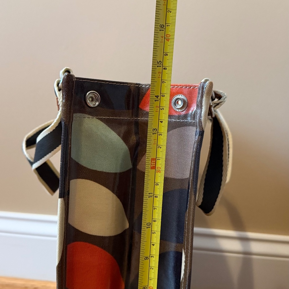 Orla Kiely Brown and Multi Stem Tote - Picture 5 of 7